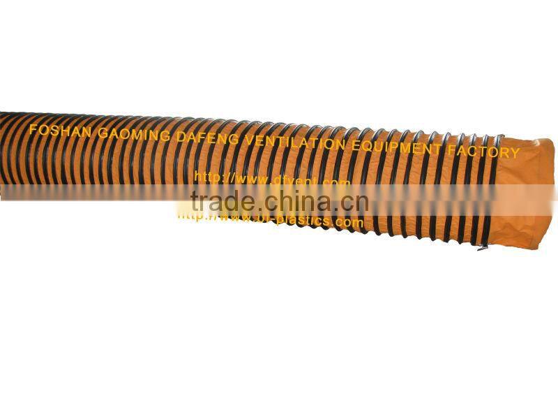 negative pressure flexible duct for air suction