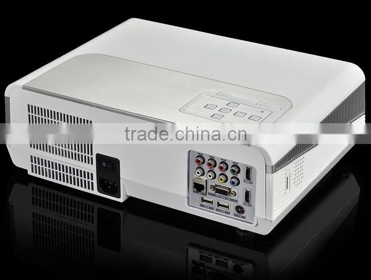 Brightest 4500lumens Native 1280*800 Full HD Led Digital Smart Projector,Wireless connect to iPhone/iPad