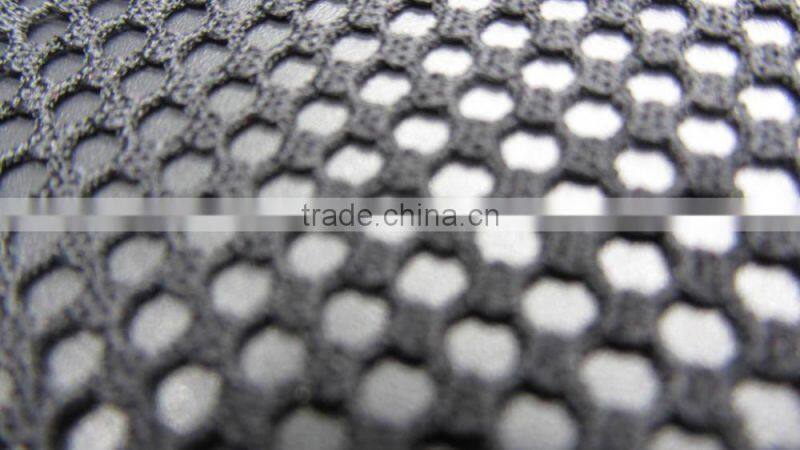 terylene width 160cm weight 120gsm honeycomb poly net hexagon sportswear lycra cut out mesh 4way stretch fabric