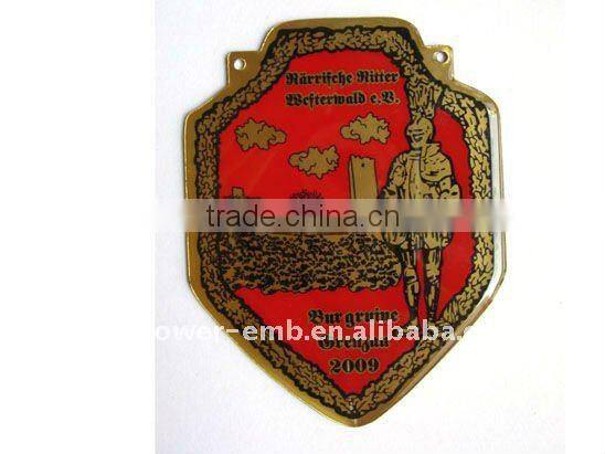 Custom metal pins brass with soft enamel B/C on back