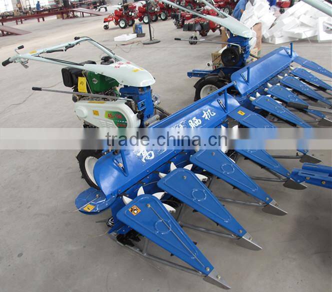 Mini Self-walking 4 lines diesel hay harvester