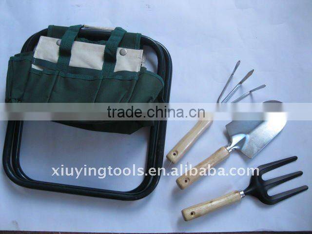 fishing seat organizer with tools