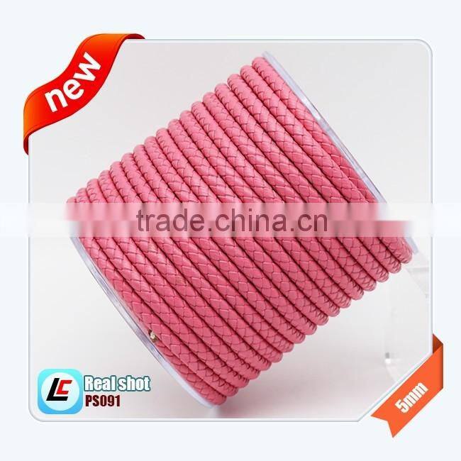 Wholesale Braided Genuine Leather Cord Best Selling 2016