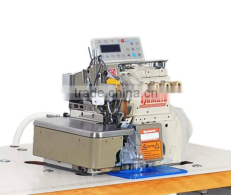 Microcomputer DD motor&automatic induction pneumatic suction trimming device for YAMATO overlock machine