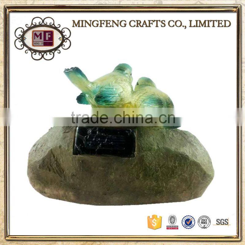 Solar Resin Bird ornaments Crafts for Home Decoration