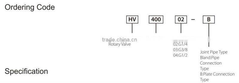 HV Pneumatic Hand-switching Valve