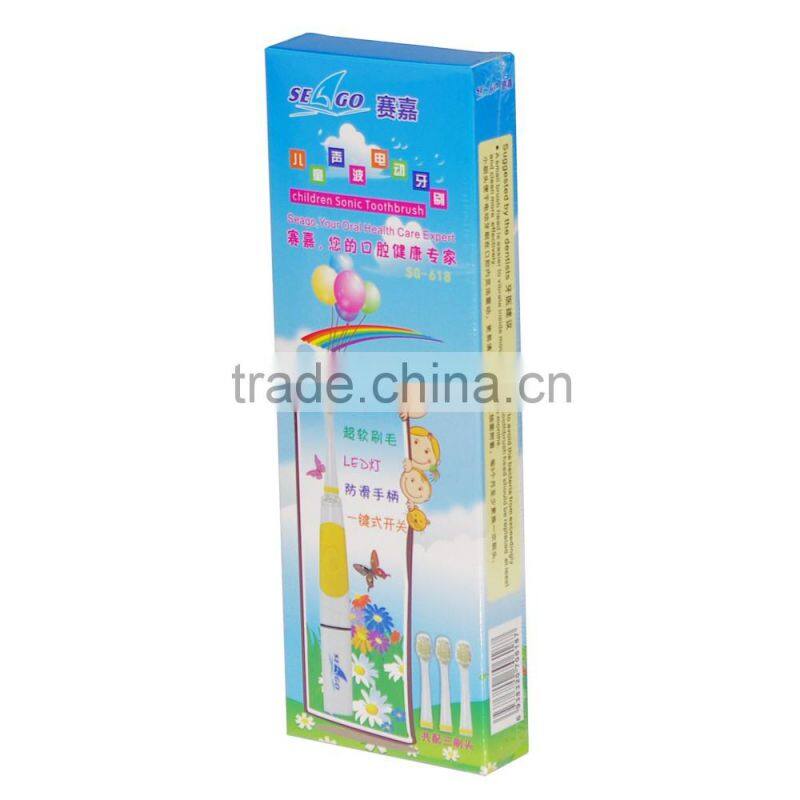 High quality sonic electric musical toothbrush for kids Children cartoon musical battery powered waterproof toothbrush