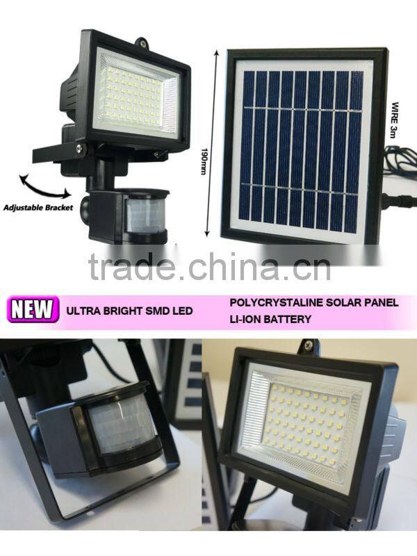 54LED Solar Motion Sensor Light Garden Shed Outdoor Lighting