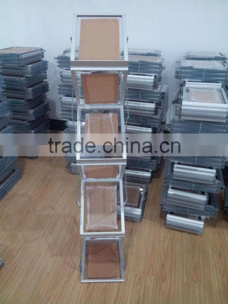 A4 aluminium Portable Literature holders Rack from china