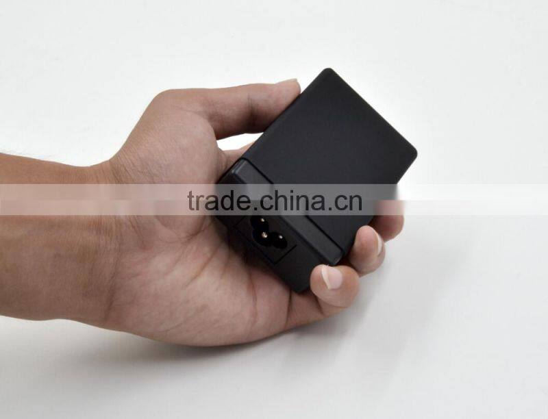 40W 5V8A 5 Port Multiple USB Smart Charger Multi Travel Power Adapter for USB-Charged Devices(Black)