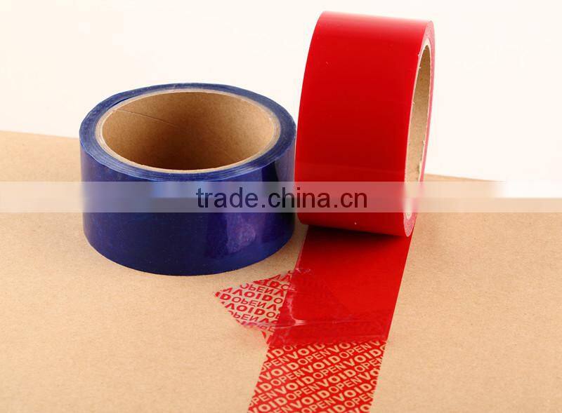 Tamper proof packing tape