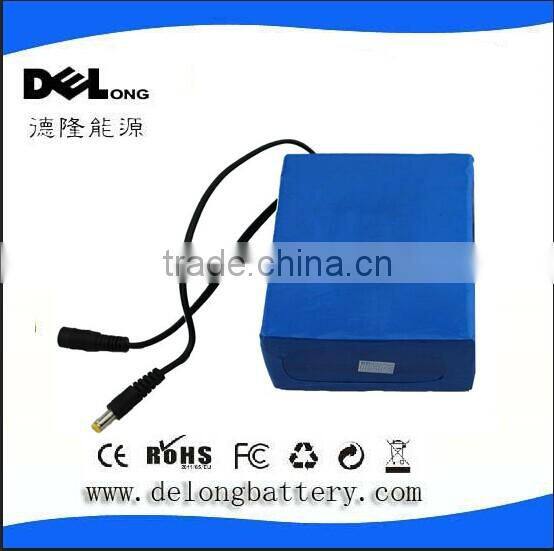 12V dc lithium ion cylinder battery pack router 6.8A/10A/20A/30Ah for LED strip/panel&Camera/IP Camera