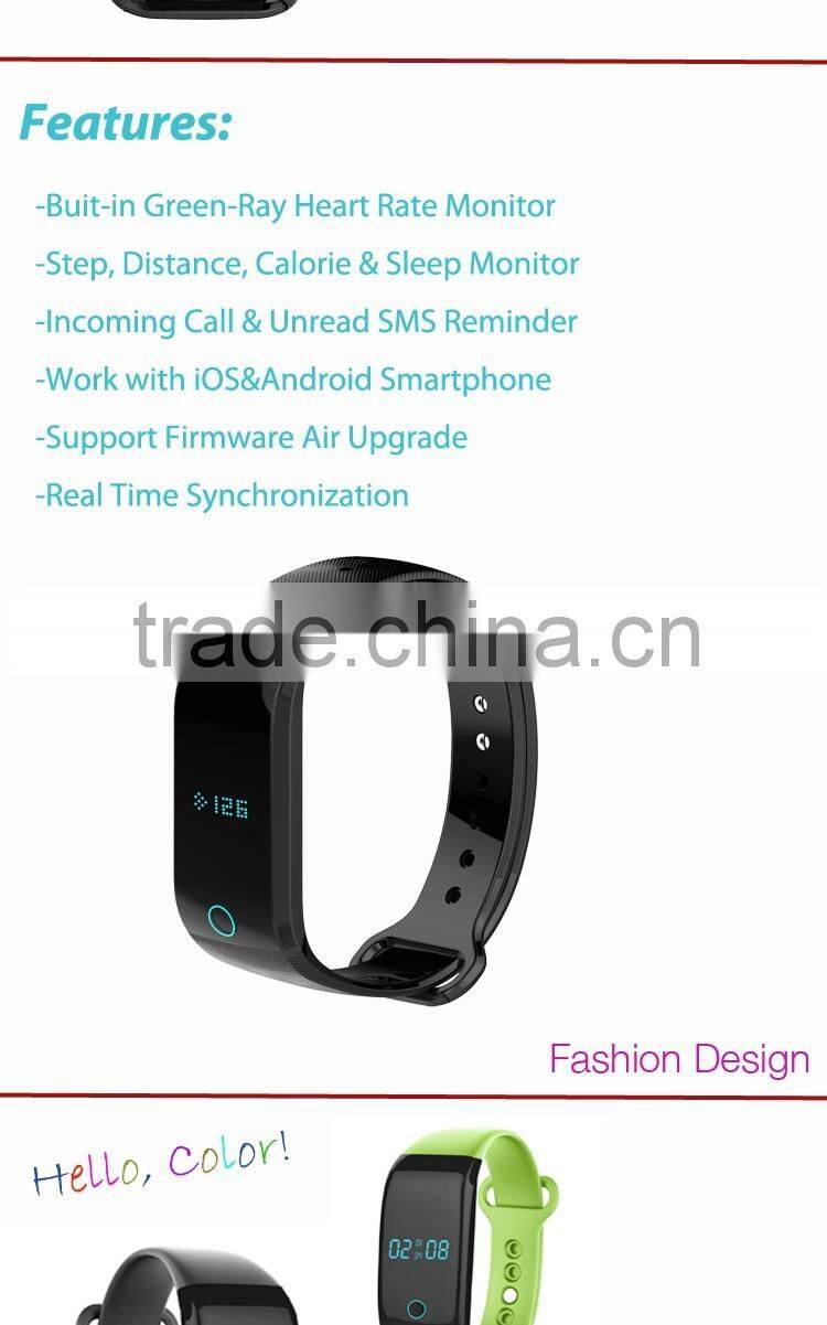 IOS and Android OLED Smart Healthy Bluetooth Heart Rate Activity Tracker