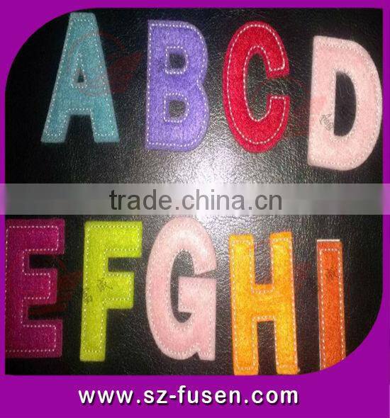 eco-friendly nylon magic hook and loop letters