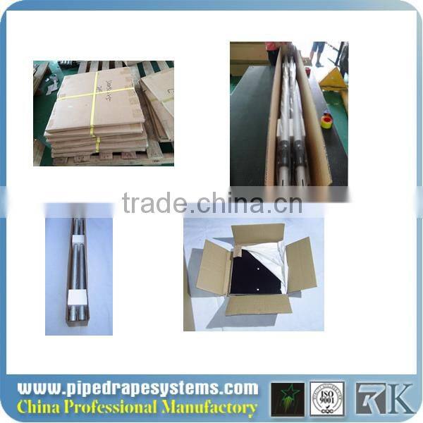 trade show pipe and drape round wedding decoration event candle stand