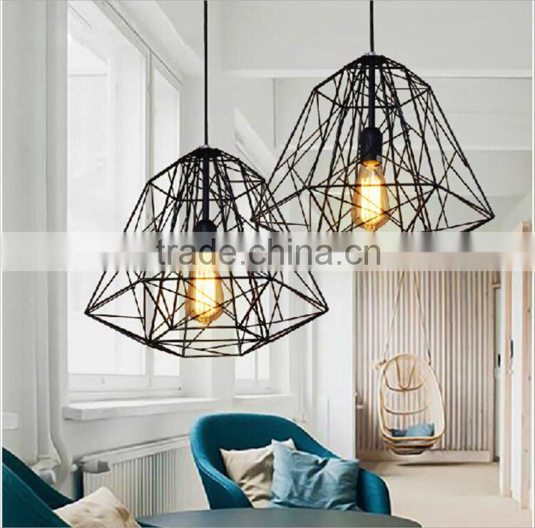 Dimond Design Iron Vintage Pendant Light 240V E27 Base Industrial Pendant Light