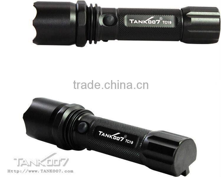 Q5 LED Cree Flashlight Charger 3.7V Battery Rechargeable Flashlight TC19