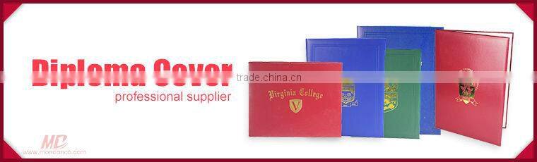 Brown Paper Diploma Folder With Four Satin Corners-Tent Style