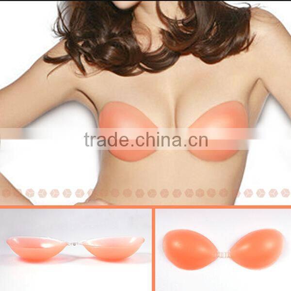 Self Adhesive Strapless Stick On Nu Bra chicken fillet Silicone Bra