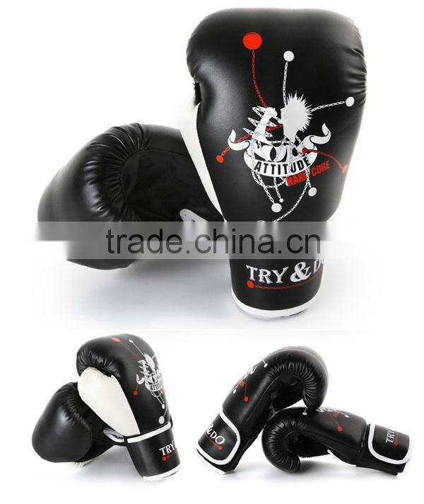 Try&Do custom winning PU leather kickboxing gloves