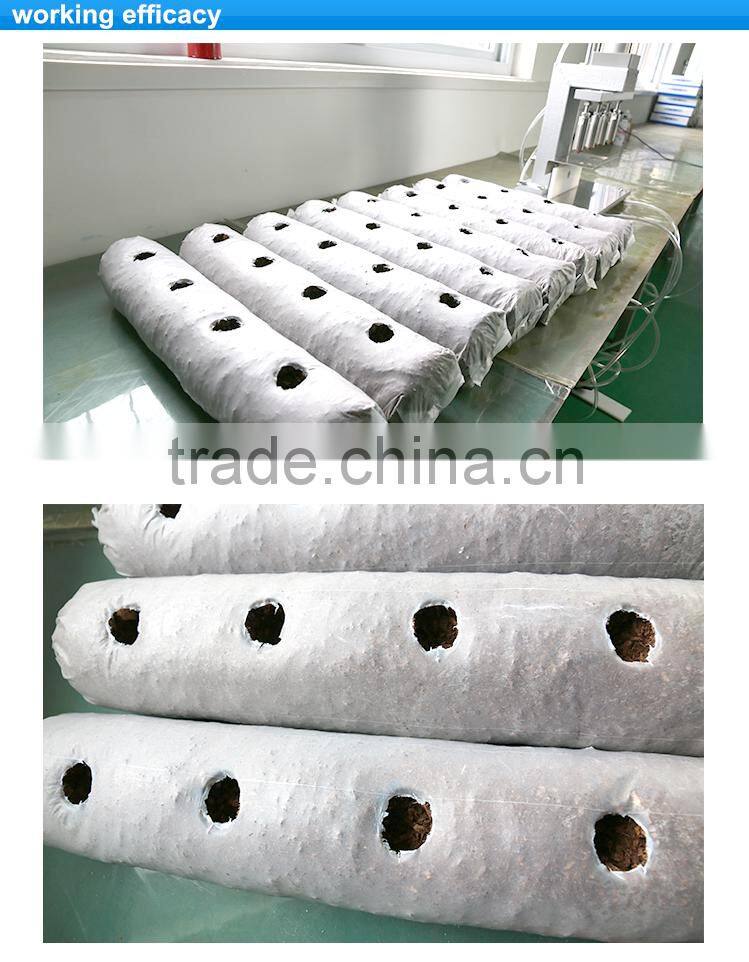 Manual edible fungus punch holing machine 2015 new automatic perforating machine