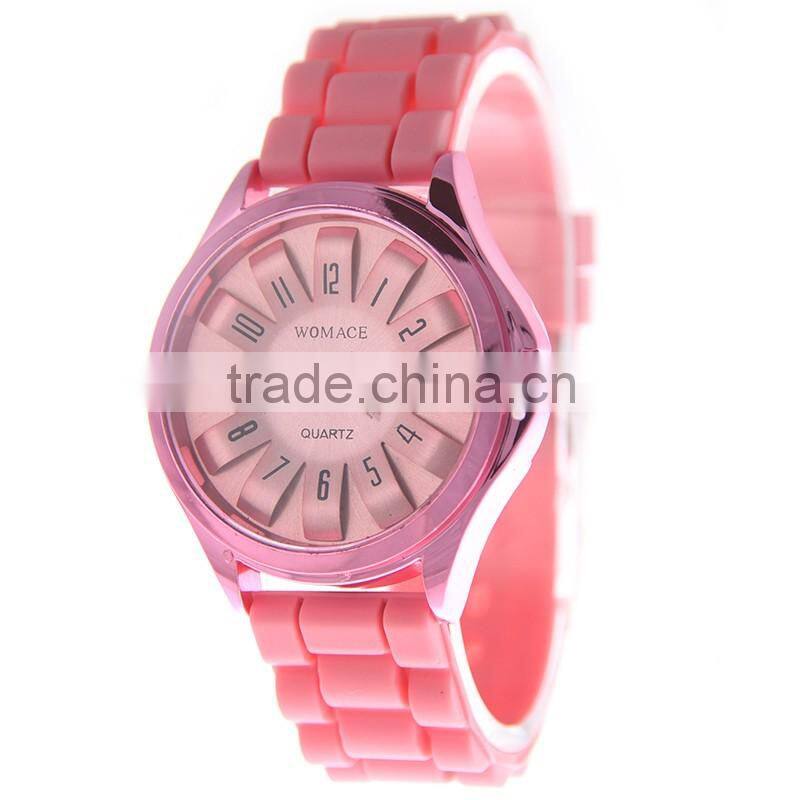 Colorful Silicone Jelly Gel Sport Wrist Watch, Chic Unisex Sports Wrist Watches Wholesale