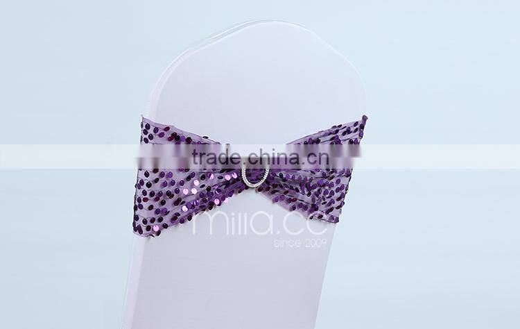 Sequin spandex chair bands