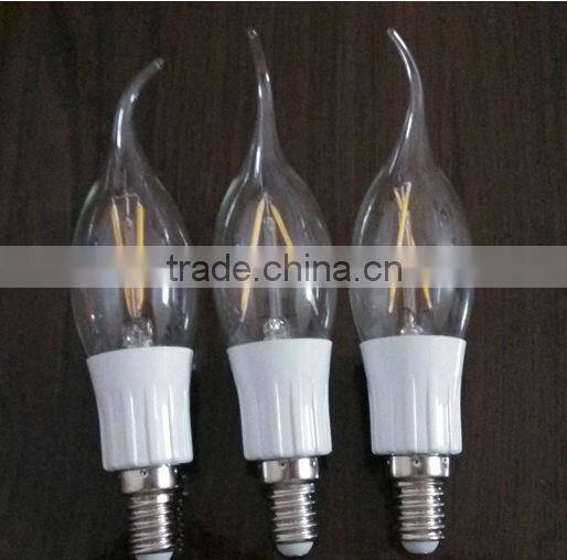 COB Filament bulb E14 candle replace halogen 30W
