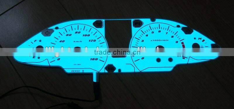 OSRAM material EL Luminous instrument board / EL sheet dashboard / EL panel dashboard