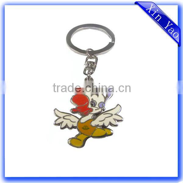 Wholeasale anime promotional zinc alloy cheap soft enamel keychain