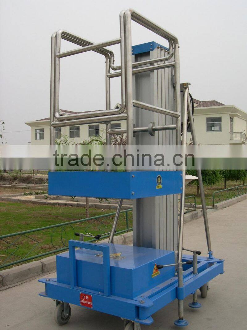 100kg aluminum hydraulic raising platform
