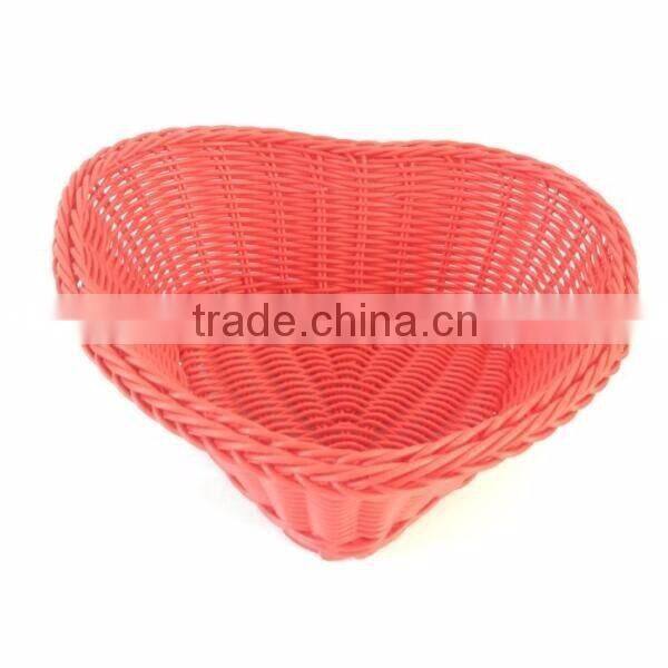 Handmade household plastic storage basket