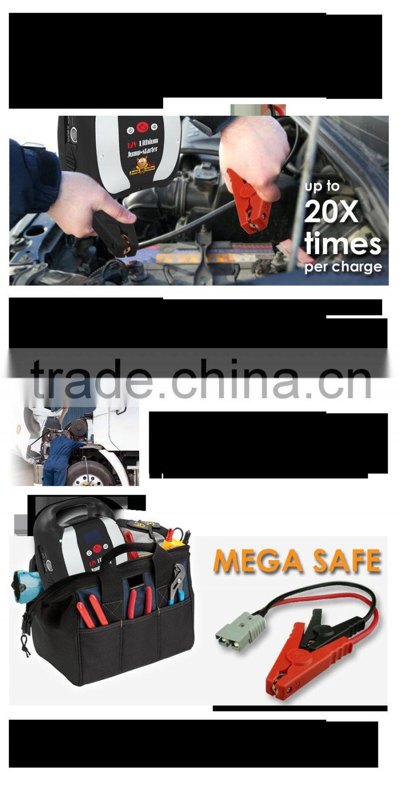 JUMP MONSTER 12V Car Battery Jump Starter