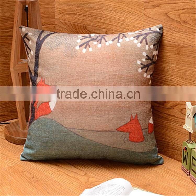 Printed Decorative Throw Pillow Covers Seat Cushion cover