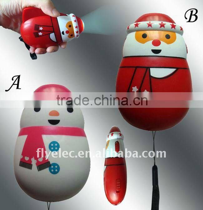 snowman shape hand press torch