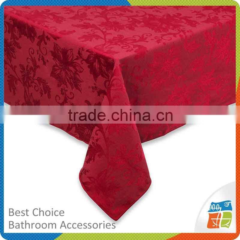 Hot sale Two-toned Jacquard Damask Fabric Tablecloth