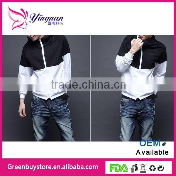 Hot! New Arrive men's spring and Autumn Han edition hoodies cotton patchwork Jacket Coat Size M-XXL Free shipping Wholesale