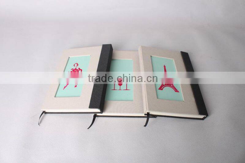 Fabric cloth Note Books printing wholesale