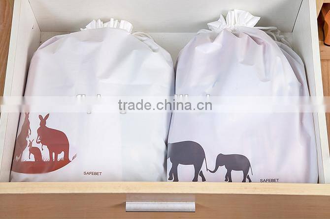 Promotional Logo Printed Cheap Polyester Drawstring Bag,waterproof packaging bags