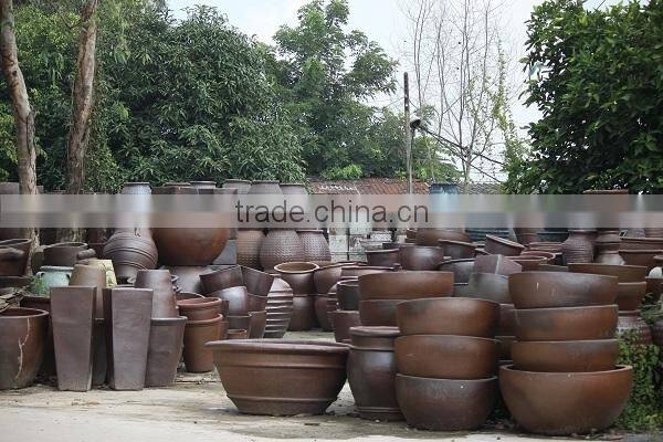 Plant Pots Tall Black ceramic flower pots wholesale plant pot