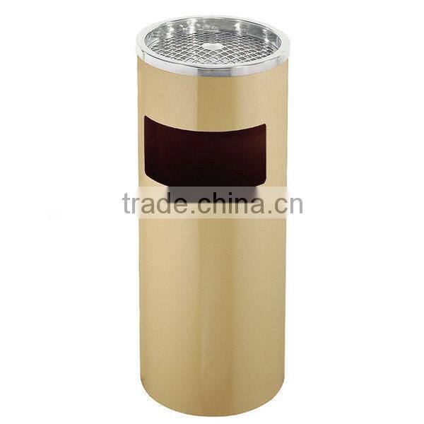 C-122 Debris Collection Waste Container Litter Bin with Gridding Top