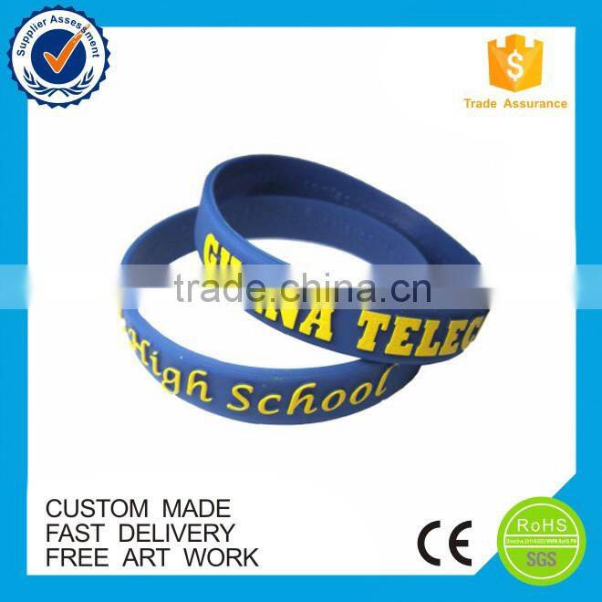 Fashion europe custom silicone wristbands
