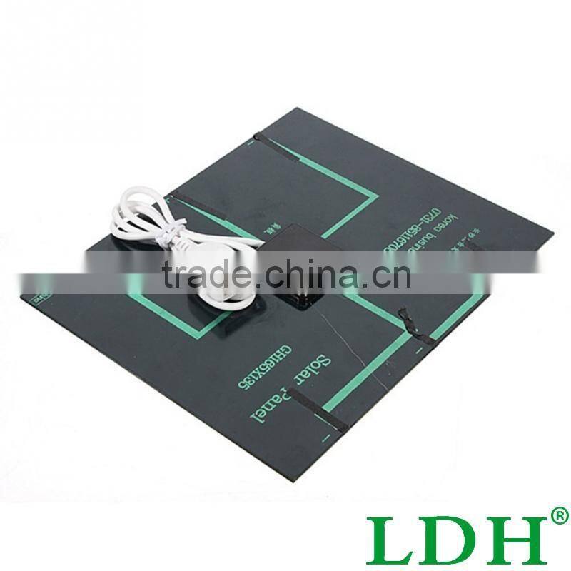 Portable 6v 3w 580-600MA Smart solar panel USB Solar Battery Charger For iPhone PDA Smart Phone MP3 MP4 Outdoor Travel