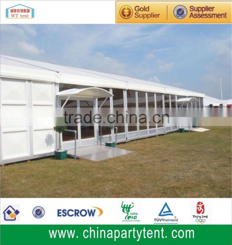 Luxury tent wedding party tent with glass walls