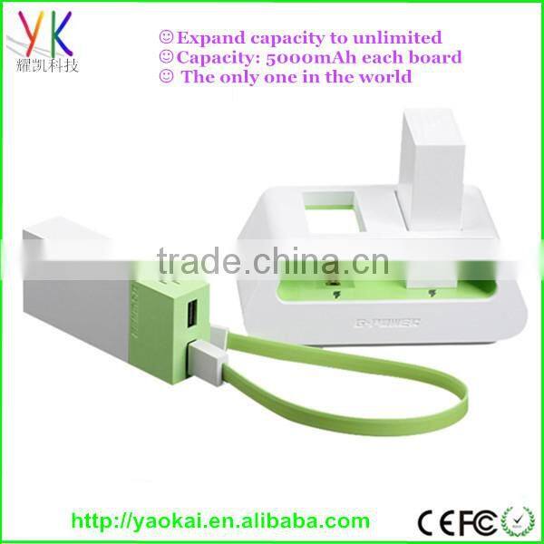 2015 new products replacable 5000mAh~50000mah external power bank, universal powerbank, mobile power supply for all smart phone