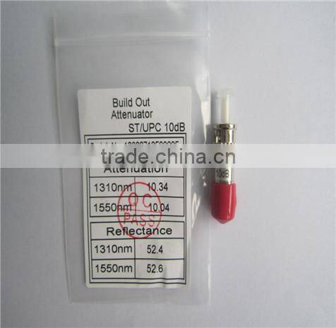 plug type st/upc fiber optical attenuator female to male