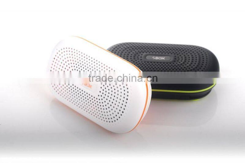 Mini Suckers Handsfree Bluetooth 3.0 Speaker 3000MAH Power Bank For Phone 2Color