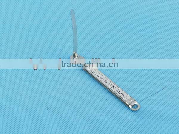 Bottom price new arrival colorful bone shape paper clip coated