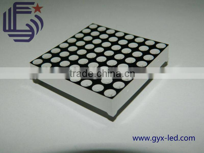 viewing screen for station of rgb 8*8 48mm*48mm dot matrix led display