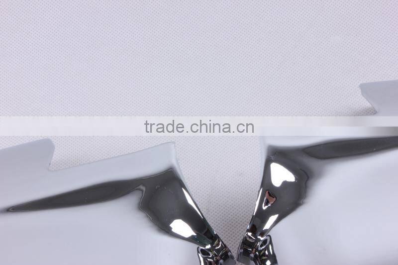 CHROME DOOR WING MIRROR TRIM COVERS MIRROR COVER FOR STAREX 2004